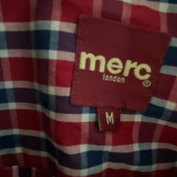 Checkered Merc London Button Down Shirt - Picture 4 of 4